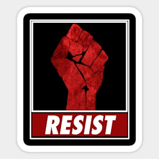 Fist Of Resistance Sticker